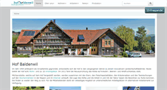 Desktop Screenshot of hofbaldenwil.ch